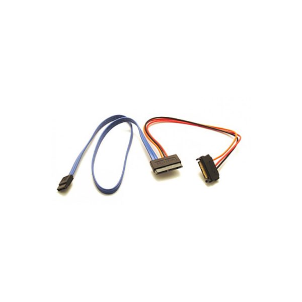 Micro SATA a SATA con cable adaptador de corriente SATA