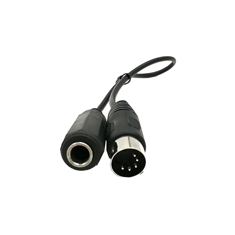 MIDI DIN 5 Pripni moški na 1/4" TRS 6,35 mm ženski kabel