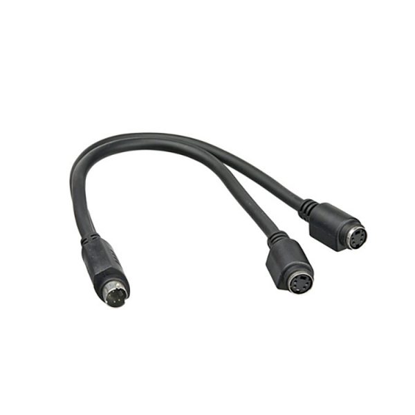 S-Video Splitter Cable 4 pin Mini DIN Adapter Lead