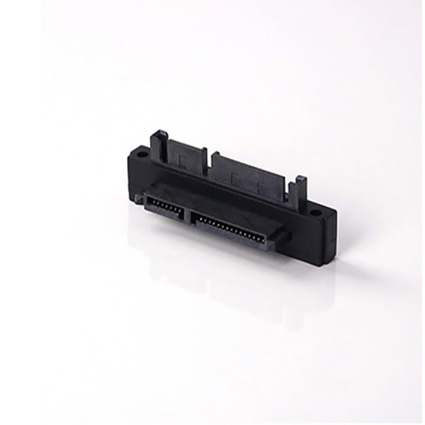 SATA 22P Male to Female Connector Right Angle 90 Adapter
