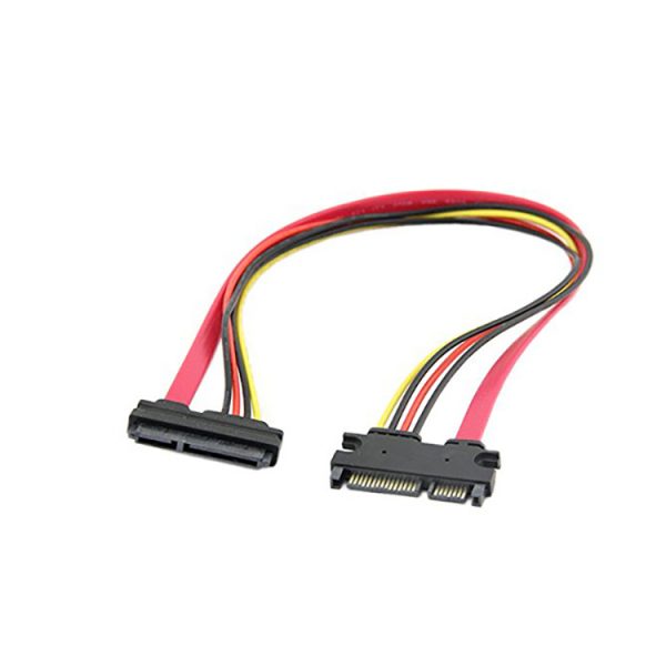 SATA 22pin Male to Female Data Power Extension Cable