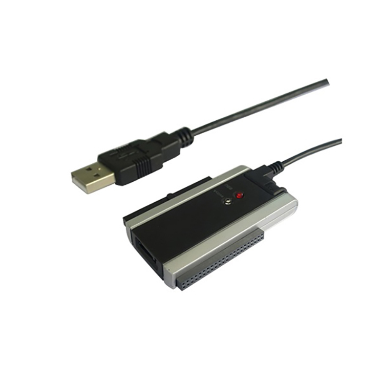 USB 2.0 naar SATA/IDE-adapter met voedingskabel