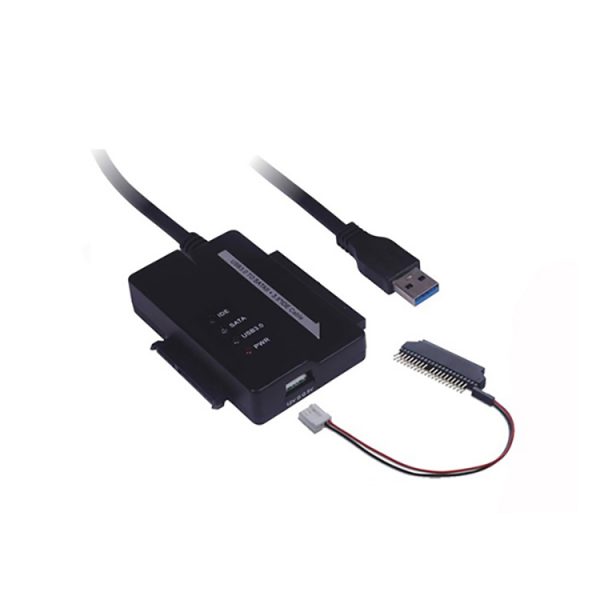 USB 3.0 Μετατροπέας καλωδίου IDE SATA με μετασχηματιστή ρεύματος