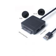 USB 3.0 zu SATA 2.5 3.5 Adapter with 2-Port USB & Adapter mit 2-Port USB