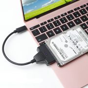 USB-C to SATA 22Pin HDD 하드 디스크 드라이버 SSD 어댑터 데이터 전원 케이블