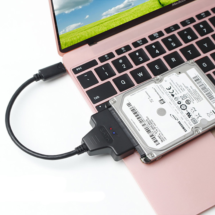 USB 3.1 유형 C - SATA 하드 드라이브 케이블 어댑터
