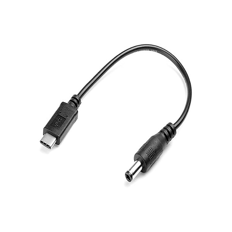 Napájecí kabel DC 5,5 x 2,5 mm samec na USB typu C.