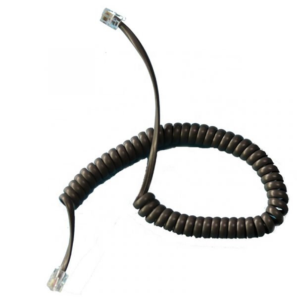 4 Cores 4P4C RJ11 Spring Telephone Coil Cable