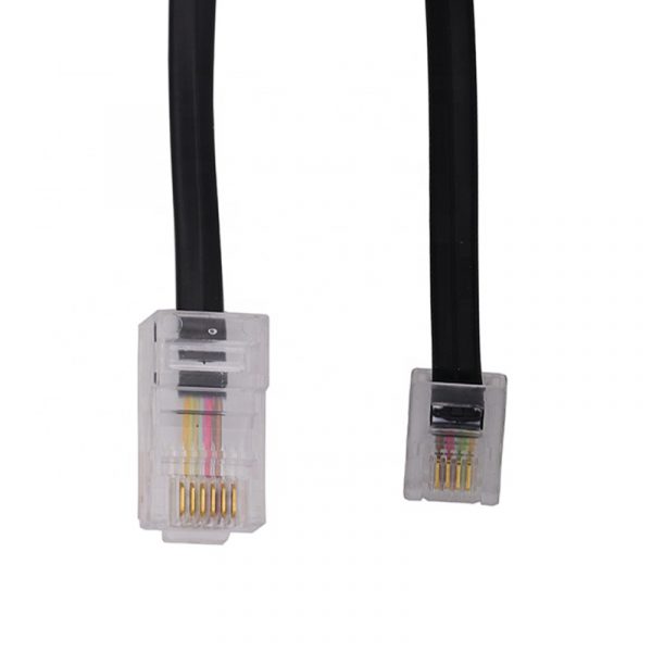 4 cores RJ11 6P4C to RJ45 8P6C Telephone Cable