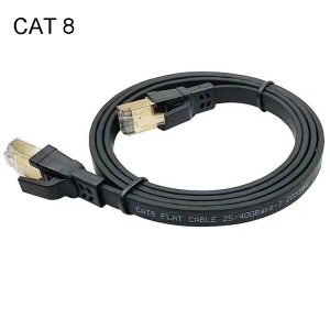 40Gbps FTP Cat8 Rj45 Flat Ethernet Cable