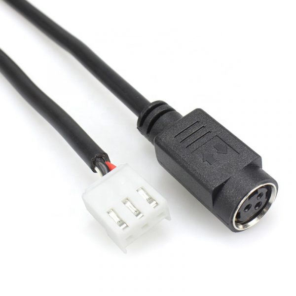 Din 3 Pin Female to VH 3.96 female Power Cable