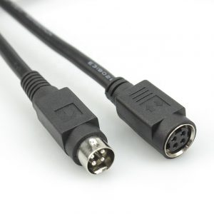 Kycon style 4 Pin DIN Plug male to female Power Cable