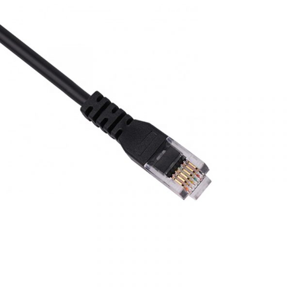 RJ12 Female to Male Panel Mount LAN Network Cable