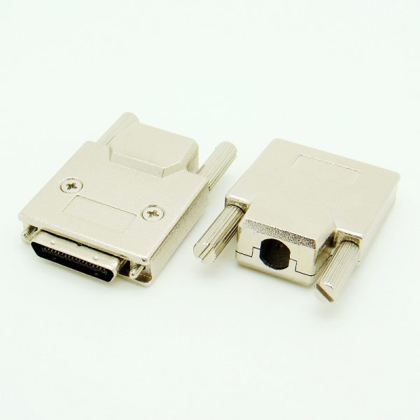 0.8مم VHDCI 36 pin male crimp Connector
