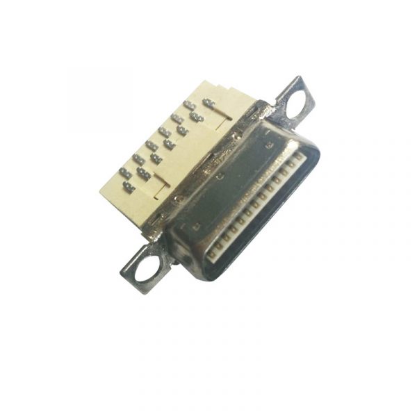 1.0mm Pitch VHDCI 26 pin plug Solder Connector