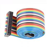 26 pin F F Cable plano multicolor IDC