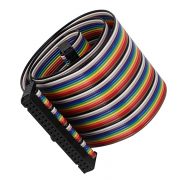 40 पिन 40 Way Connector IDC Rainbow Ribbon Cable