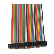 40 دبوس 40 Way IDC Flat Rainbow Ribbon Cable