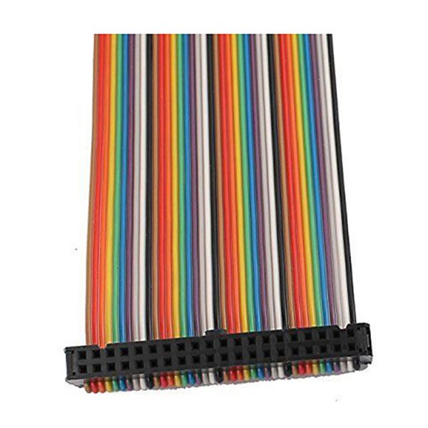 40 Stift 40 Way IDC-Flachbandkabel Regenbogenfarben