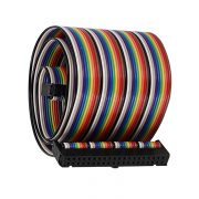 40 Pin hembra a hembra arco iris Ribbon Cable plano