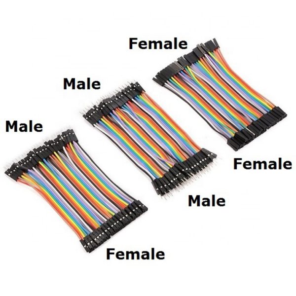 40 kolík Female to Female Jumper Breadboard Cable