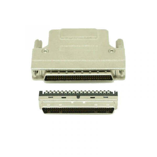 68 위치 솔더 SCSI-3 수 커넥터