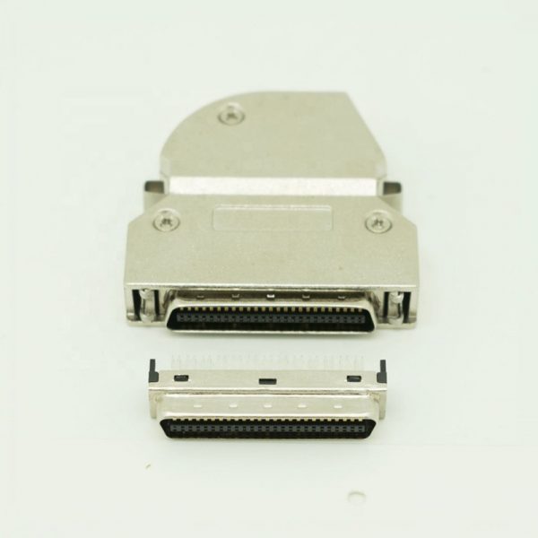 90 degree Angle IDC type CN50 Pin SCSI Connector