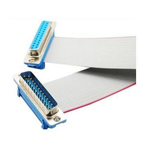 DB25 Male to Female Parallel Port Ribbon Cable