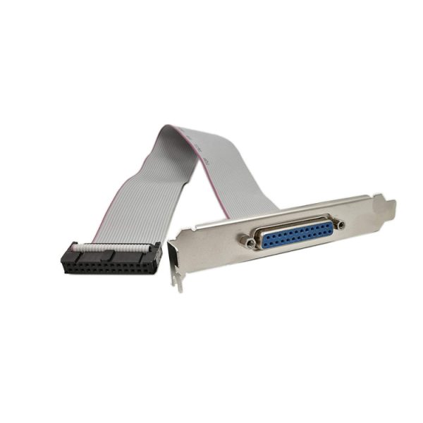 DB25 to IDC26 Panel Slot Parallel LPT Cable