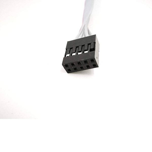 Montáž panelu na zástrčku DB9 na 2×5 10Pin PCB kabel základní desky