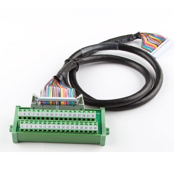 DIN 50 pin Connector Terminal PCB Cable