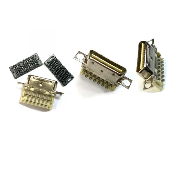 IDC type 1.0mm Pitch VHDCI 26 Pin mannelijke connector