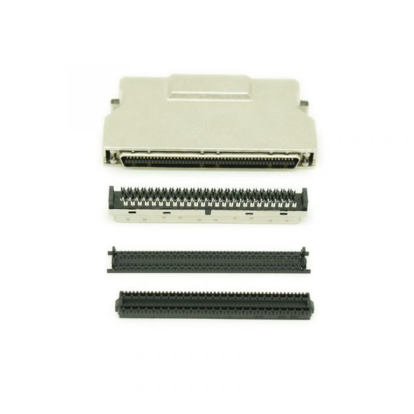 IDC type HPCN 100 pin SCSI Connector with Latch Clip