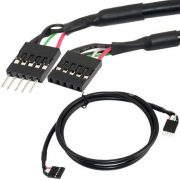 Intern 5 pin USB IDC Cablu antet pentru placa de baza