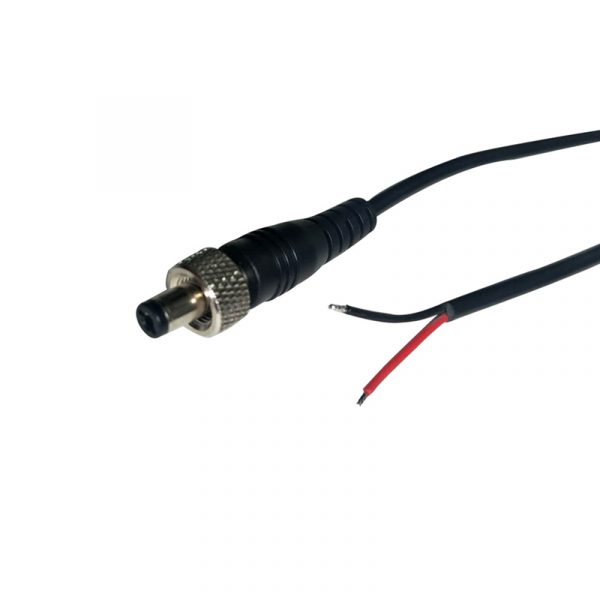 Verrouillage 5.5×2.5mm CCTV DC Plug Power avec queue de cochon 