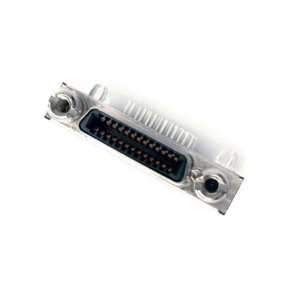 Θηλυκό συνδετήρας MDR26 με ορθή γωνία τοποθέτησης PCB