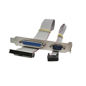 DB25 DB9 Motherboard Parallel LPT Cable Slot Bracket