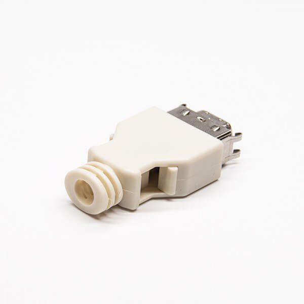 Push button MDR14 Pin Plug SCSI Connector