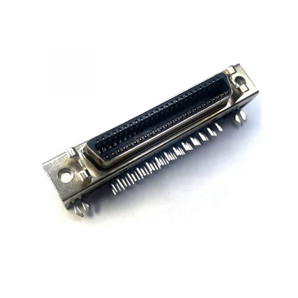 Right Angle 90 Degree DIP MDR50 pin Female Connector