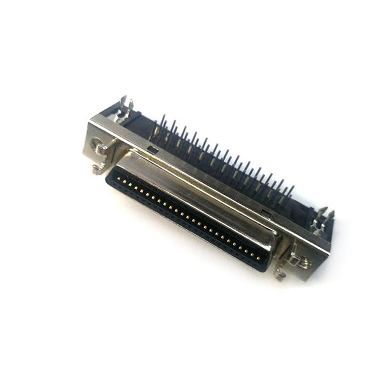 Slot type angle HPCN 50 pin female servo driver Connector