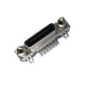 Slot Type SCSI Female 26 Pin PCB Connector