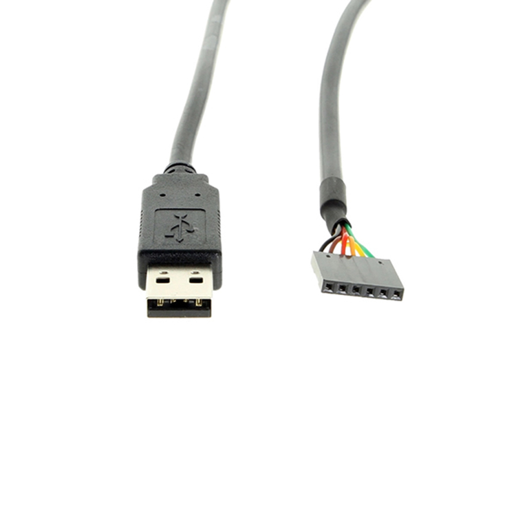 6 웨이 헤더 USB-TTL 5V UART 변환기 케이블