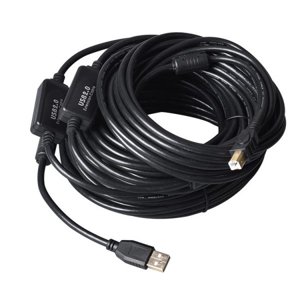15 m USB 2.0 A to B Active signal Boosted Printer Cable
