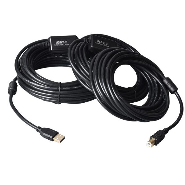 15м USB 2.0 A to B Active repeater scanner Cable