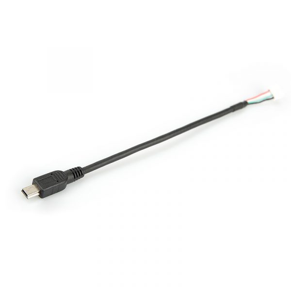 2.0mm stigning 4 Stifthus till 5 stift mini USB-kabel