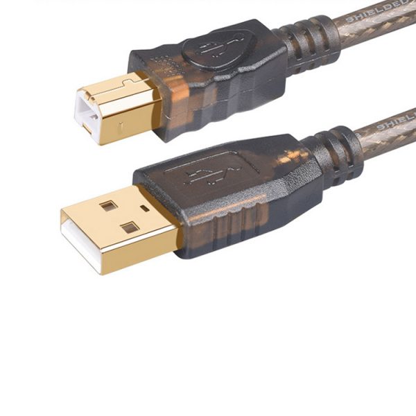 30pies USB 2.0 Cable de impresora reforzado A macho a B macho