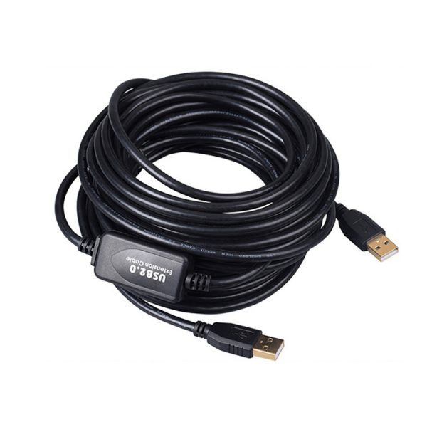 33ft 10M USB 2.0 Męski na męski aktywny kabel wspomagający