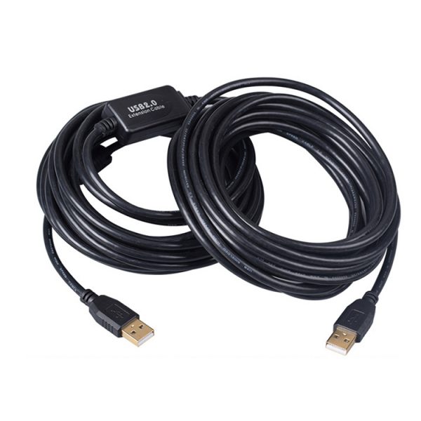 33피트 USB 2.0 AM to AM Active Cable with Amplification