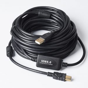 33ft USB 2.0 Type A to Type B Active Extender scanner Cable