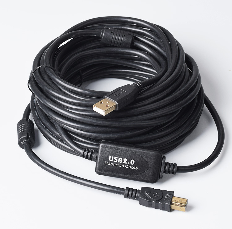 33pies USB 2.0 Cable de escáner extensor activo tipo A a tipo B